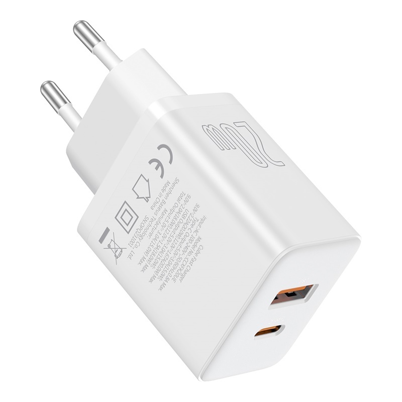 Baseus 20W PD Sạc Nhanh QC4.0 QC3.0 USB Type C Củ Sạc Cho 15 14 13 12 11 Sạc Điện Thoại Xiaomi | BigBuy360 - bigbuy360.vn