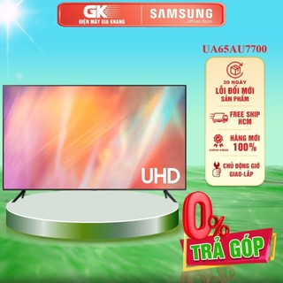 UA65AU7700 - Smart Tivi Samsung 4K 65 Inch UA65AU7700 - Bảo Hành Chính Hãng - Giao Hàng Toàn Quốc