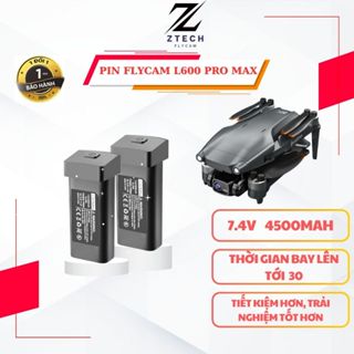 Pin Flycam L600 Pro Max dung lượng 7.4v 4500mAh bay 30 phút,Phụ kiện máy bay điều khiển từ xa