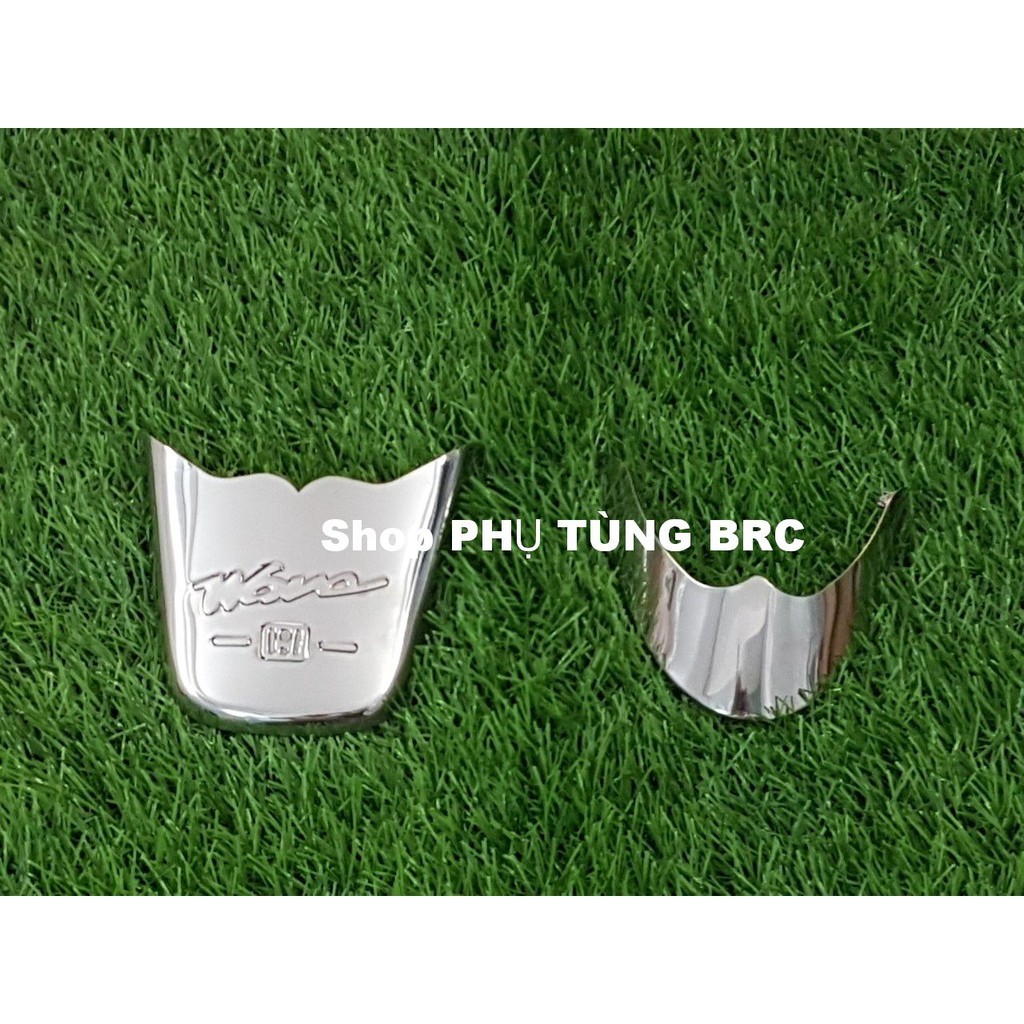 Bộ ốp mỏ dè titan trước, sau xe Wave S 100, Wave RS 100, Wave A 2006 - 2016.