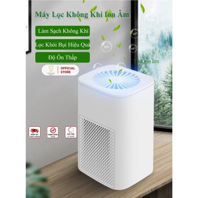 Máy Lọc Không Khí Mini Energy Green Lighting Tạo Ion Âm MK-11058 -Loại Bỏ Bụi Bẩn Vi Khuẩn - Khử Mùi Phòng Ngủ / Vệ Sinh