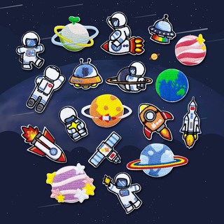 Zanmo sticker ủi thêu - miếng vá thêu ủi quần áo phi hành gia