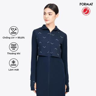 Áo khoác chống nắng nữ cooling mũ liền FORMAT F9UVC006