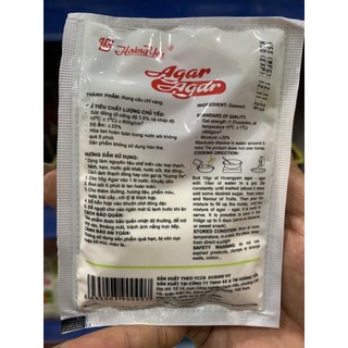 1 gói Bột thạch giòn Agar Hoàng Yến (Gói 25g)