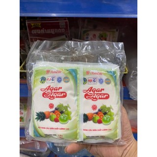 1 gói Bột thạch giòn Agar Hoàng Yến (Gói 25g)