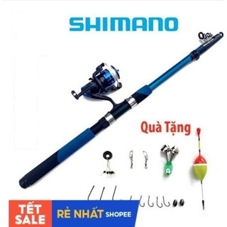 Bộ cần câu máy 2m1 kèm 10 món phụ kiện