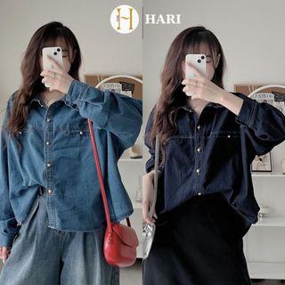 Áo sơ mi bò Hari giấy cúc đồng 1117 P13K1