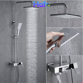 Sen cây tắm đứng phím đàn hato inox 304 mạ crom, vòi sen tắm đứng bảo hành chính hãng 5 năm