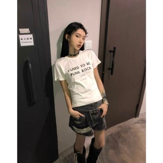 Áo babytee i used to be punk rock by xoxoxiao