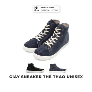 Giày thể thao lifestyle nữ cổ cao DELTA Canvas LS001W0 đế EVA mềm nhẹ êm chân cho đi chơi, đi học