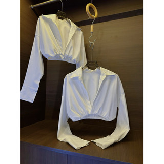 SƠ MI CROPTOP [hình shop chụp thật]