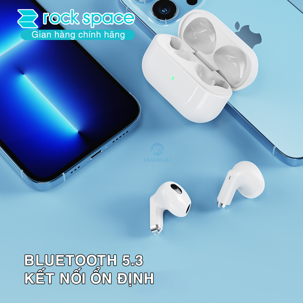 Tai nghe bluetooth không dây nhét tai Rockspace EB700 TWS có mic hàng chính hãng bảo hành 12 tháng | BigBuy360 - bigbuy360.vn