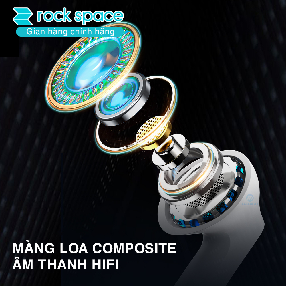 Tai nghe bluetooth không dây nhét tai Rockspace EB700 TWS có mic hàng chính hãng bảo hành 12 tháng | BigBuy360 - bigbuy360.vn