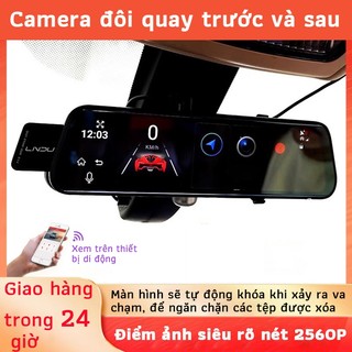 Camera Hành Trình -Camera hành trình Gương-Camera ô tô-Màn hình cảm ứng 10inch full HD 1080P Tích hợp cảm ứng Full HD