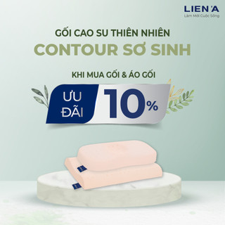Gối cao su Contour cho bé - 100% cao su thiên nhiên an toàn lành tính - Sản phẩm chất lượng của Liên Á