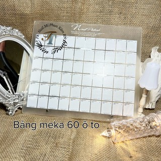 Bảng meka trưng bày mẫu móng nail sang chảnh