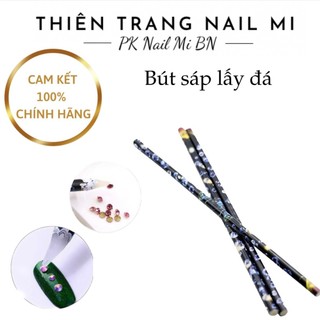Bút lấy đá chấm đá charm gắn móng tay bút sáp nến