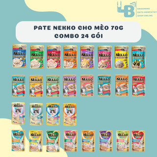 Pate Nekko gói 70g cho Meoww mix vị