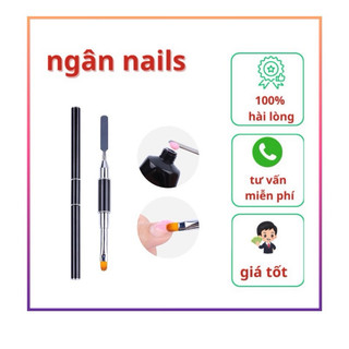 cọ đắp gel 2 đầu - cọ đắp gel gôm làm móng
