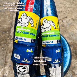 Cặp vỏ ưu đãi với size 70/90-14 michelin pilot street 2 và size 80/90-14 michelin city grip pro cho xe tay ga