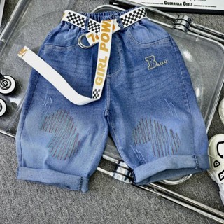 Loại xịnQuần ngố jean cho bé trai, quần ngố bò bé trai , quần ngố jean size đại bon ben kids,ngố bé trai