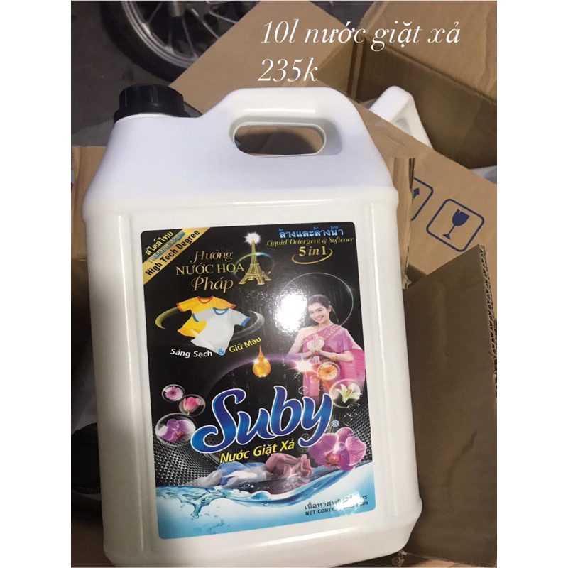 SUBY nước giặt xả 10L