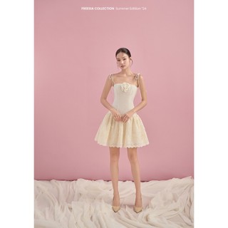 Đầm dây đính ren hoa SABER DRESS COCOBEBE