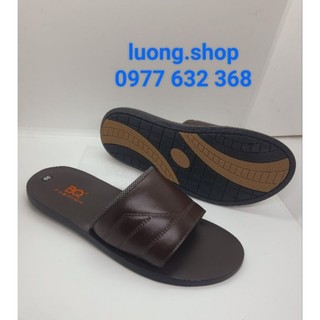 Dép da BQ da sịn chính hãng đế kép bền đẹp