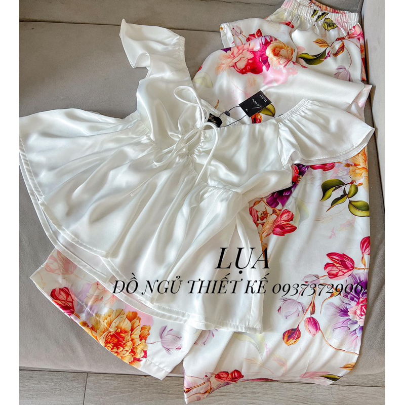 SET LỤA HOA CÁNH TIÊN THIẾT KẾ - NOIYLUA