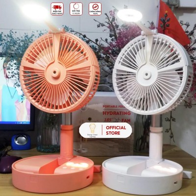 Quạt Tích Điện Gấp Gọn Energy Green Lighting TN -135 - Có Đèn - 3 Kiểu Dáng Thông Minh Để Bàn- Dung Lượng Pin Lớn 720mAh