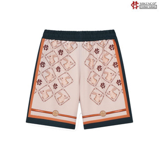 Quần short nam MIKENCO Rabbit Monogram Silk Short