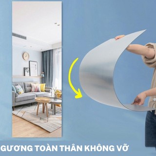 Gương Dán Tường Dán Tủ Soi Toàn Thân 30 x 100cm