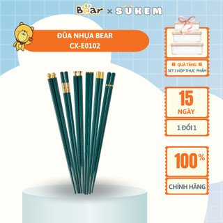 Đũa Bear Kháng Khuẩn, Cao Cấp, Chất Liệu An Toàn CX-E0102 Hàng chính hãng