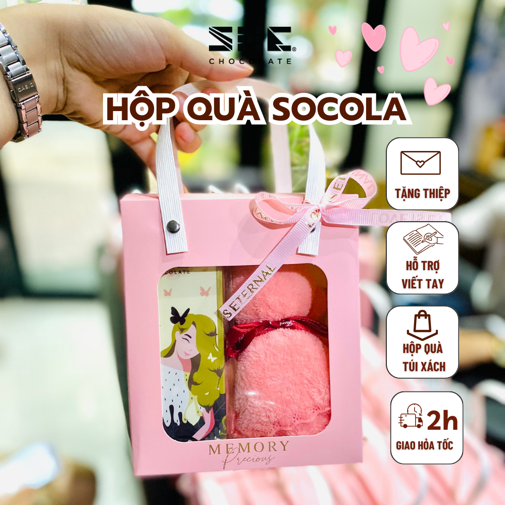 Hộp quà tặng bạn gái SHE Chocolate dễ thương, ý nghĩa, giftbox tặng người thương Dịp Sinh Nhật, Các 