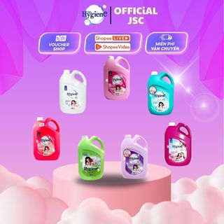(HÀNG CHÍNH HÃNG) Nước Xả Vải Hygiene Green Natural Siêu Đậm Đặc Thái Lan Can 3500ml ! ..,