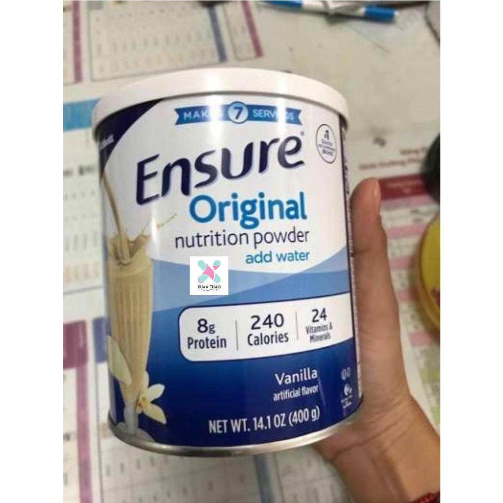 Sữa bột Ensure Original Nutrition Powder 400g của Mỹ