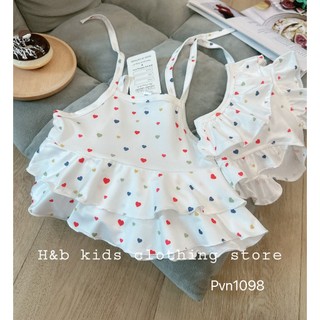 Bikini 2 mảnh chấm bi bé gái