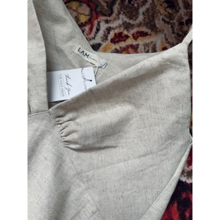 Áo 2 dây vải Linen (Nhiều màu)