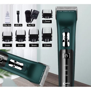 Tông đơ cắt tóc Codos T10 cao cấp lưỡi titan siêu bền