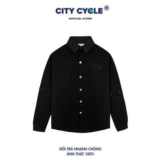Áo Sơ Mi Local Brand Spacefarer City Cycle chất kaki oversize nam nữ form rộng