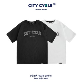 Áo thun local brand Essentials City Cycle unisex chất tổ ong form rộng
