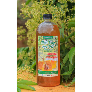  1 Lít MẬT Ong Hoa Vải Bắc Giang nguyên chất đã hạ thủy phần chất lượng 