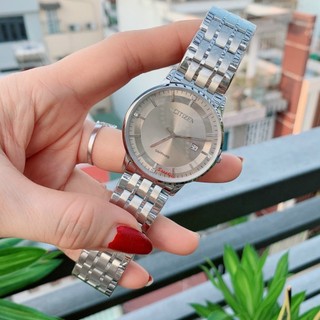 Đồng hồ nam citizen classic dây thép -size 40mm