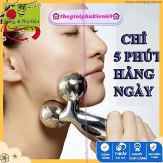 Cây lăn massage mặt inox 2 đầu hàn quốc ty.th🌸𝒕𝒉𝒆𝒈𝒊𝒐𝒊𝒑𝒉𝒖𝒌𝒊𝒆𝒏𝟔𝟗🌸