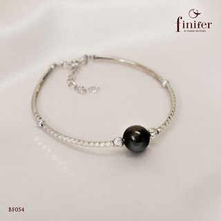 Vòng tay ngọc trai thật, bạc quý kim với thiết kế tinh xảo, thanh lịch - BF054 - Finifer by Hoang Gia Pearl