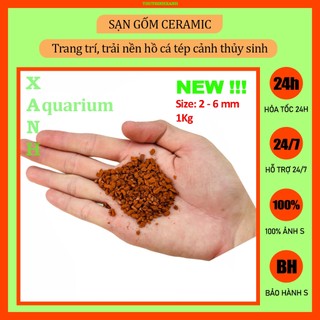 Sạn gốm trải nền thủy sinh ceramic 1kg