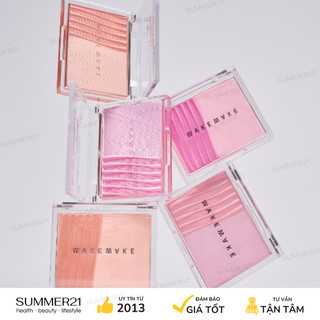 Má hồng wakemake sheer layering dual blusher