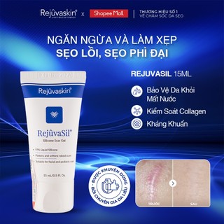 Gel Rejuvasil 15ml xóa mờ sẹo lồi/sẹo phì đại hiệu quả Được các bác sĩ khuyên dùng
