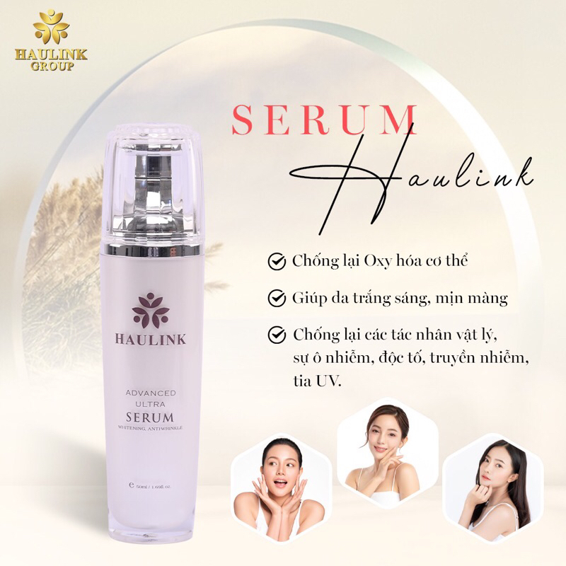 [thanh lý date 7/2025] SERUM - DƯỠNG CHẤT HAULINK GIÚP LÀM MỜ SẮC TỐ CẢI THIỆN TÌNH TRẠNG SẠM DA, ĐỐ