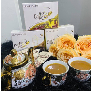 Cafe cq slim, cafe giảm c.â.n, hộp 10 gói